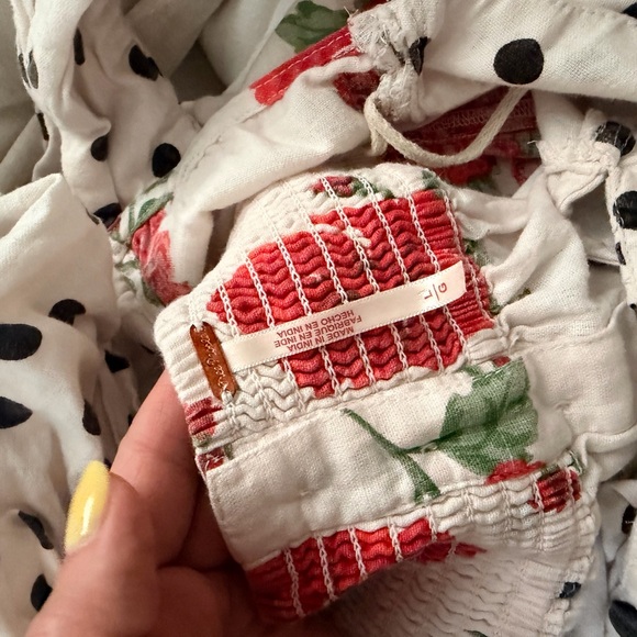 Free People White Floral Mini Dress - Picture 9 of 10